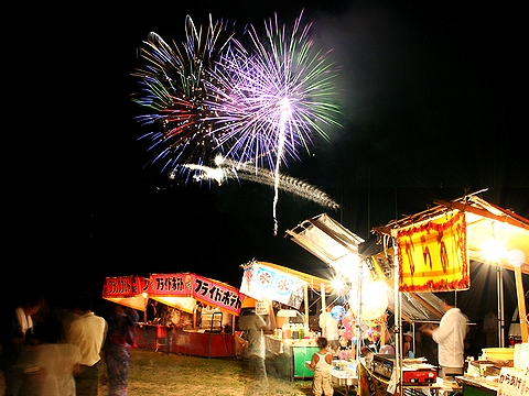Hình ảnh pháo hoa tại lễ hội mùa hè Nishiwaki